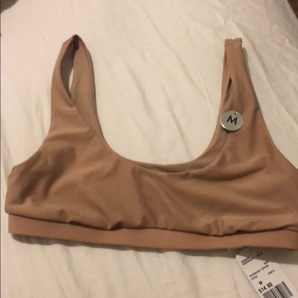 F21 Cocoa swimwear top M